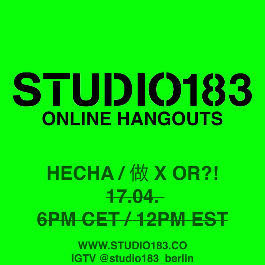 hecha / 做 x OR?!