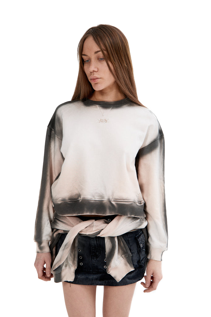 Boxy sweatshirt with pockets