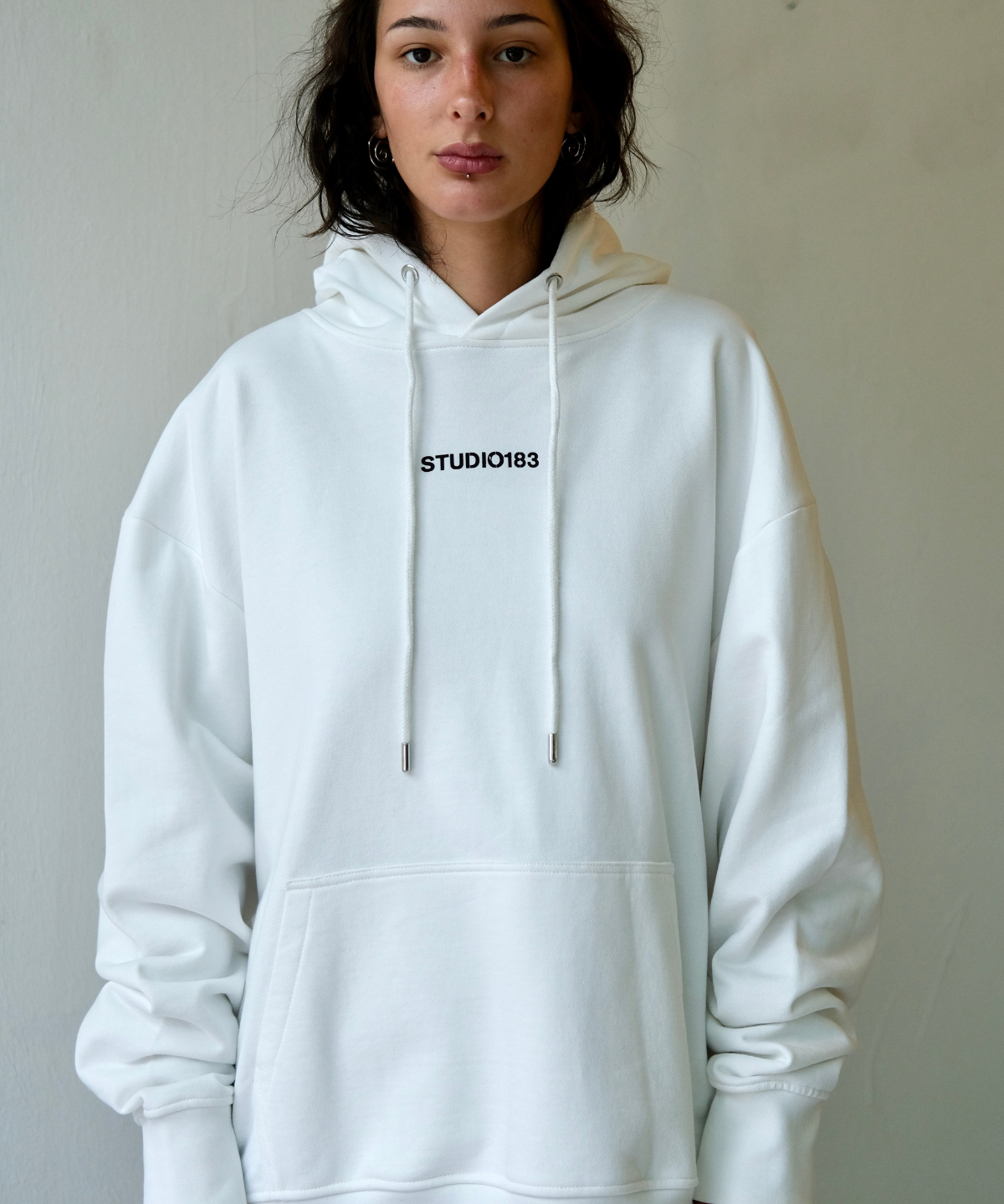 S183 Kissing Boys Hoodie - White - Studio183