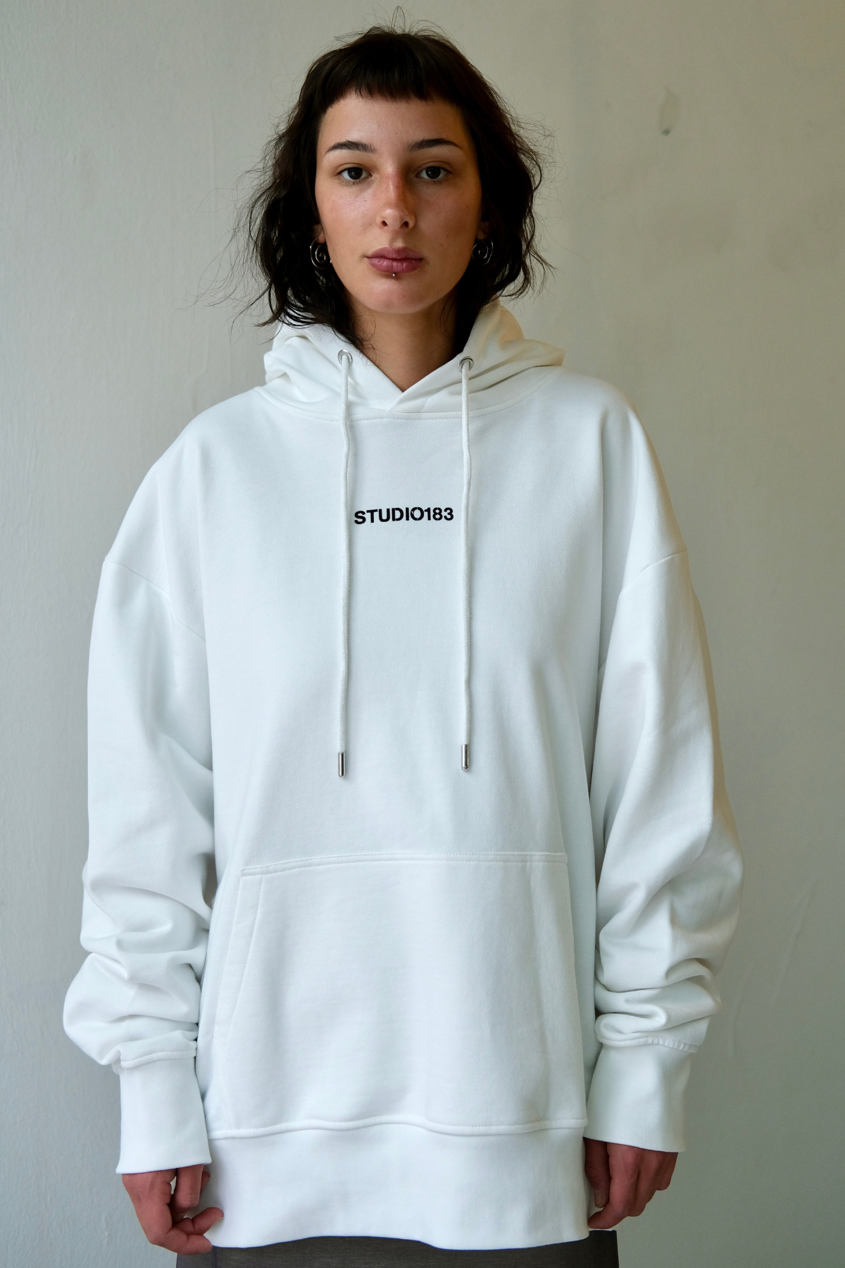 S183 Kissing Boys Hoodie - White - Studio183