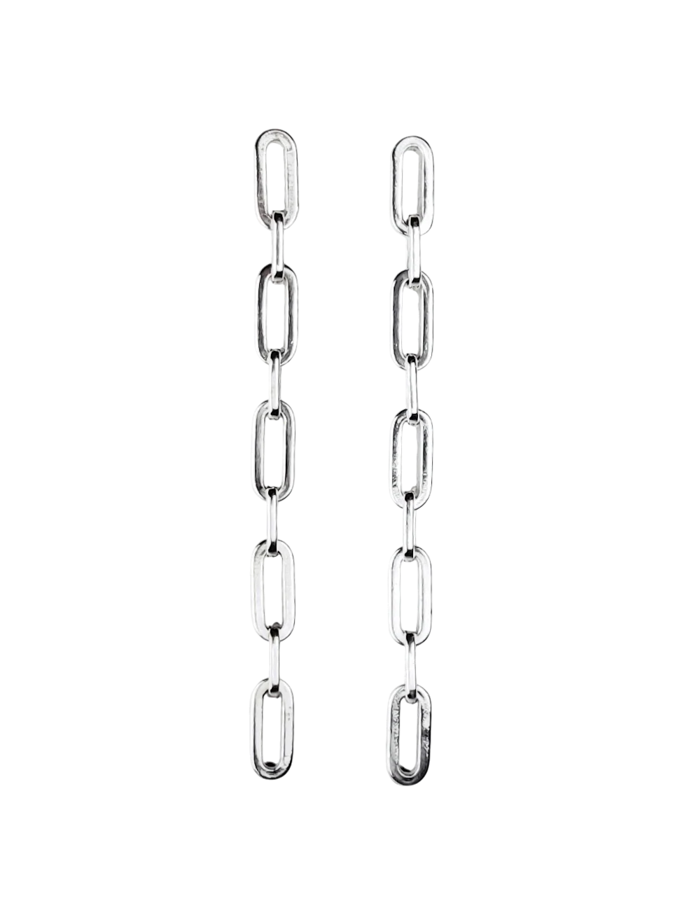 Square Chain Xtralong Earrings - Studio183