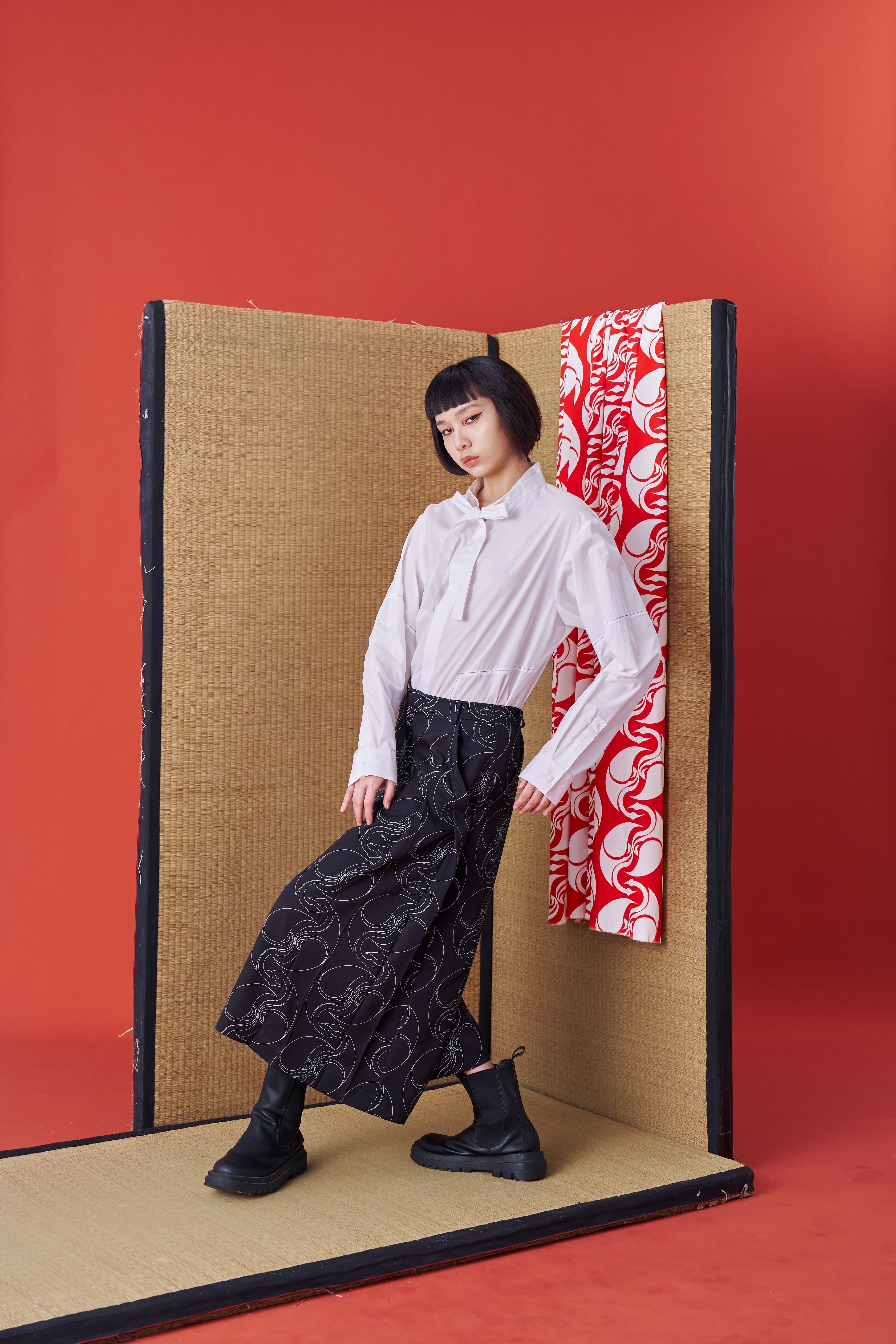 Japanese Hakama-style Deconstructed Wide Shorts - Studio183
