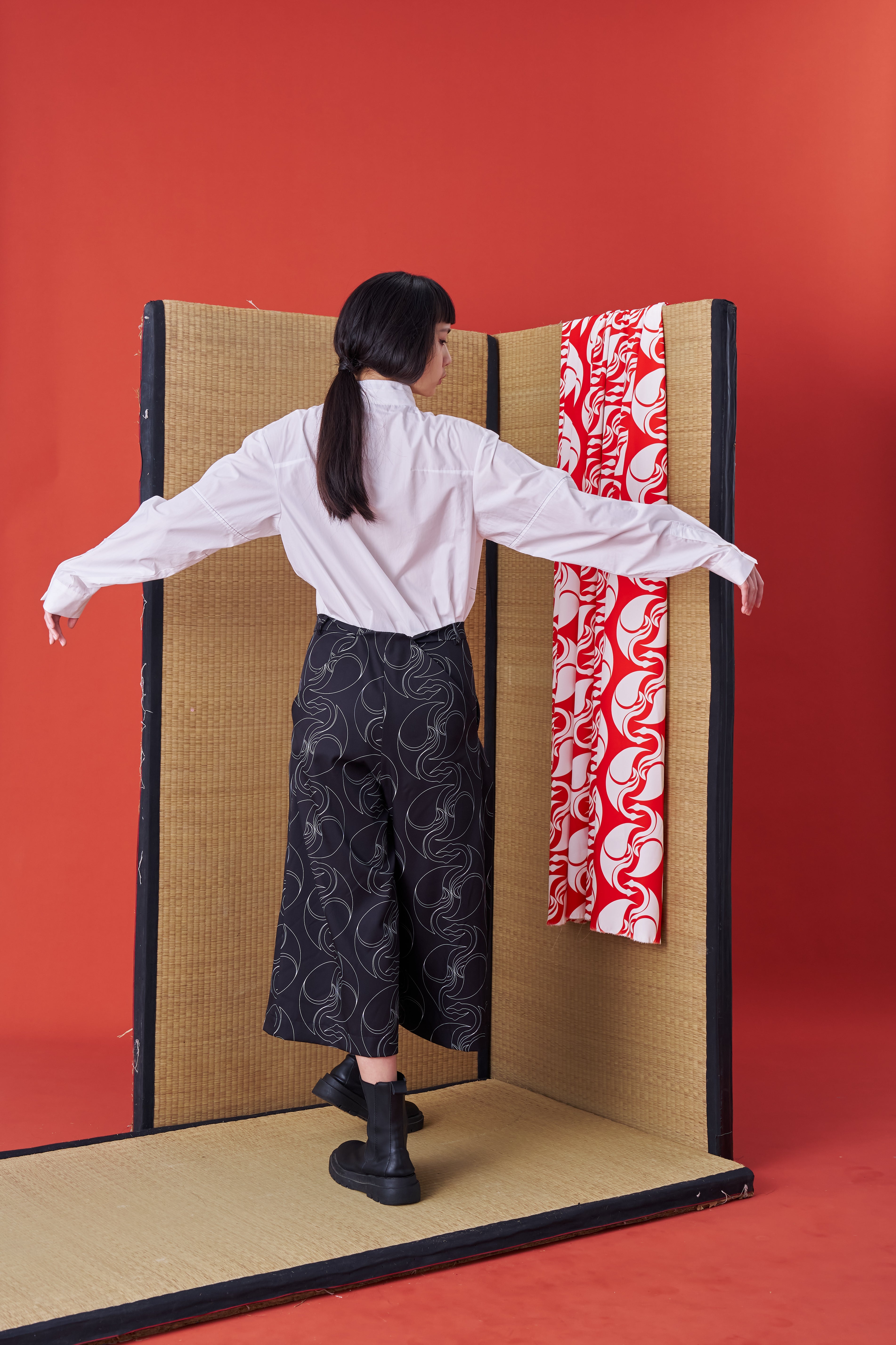 Japanese Hakama-style Deconstructed Wide Shorts - Studio183