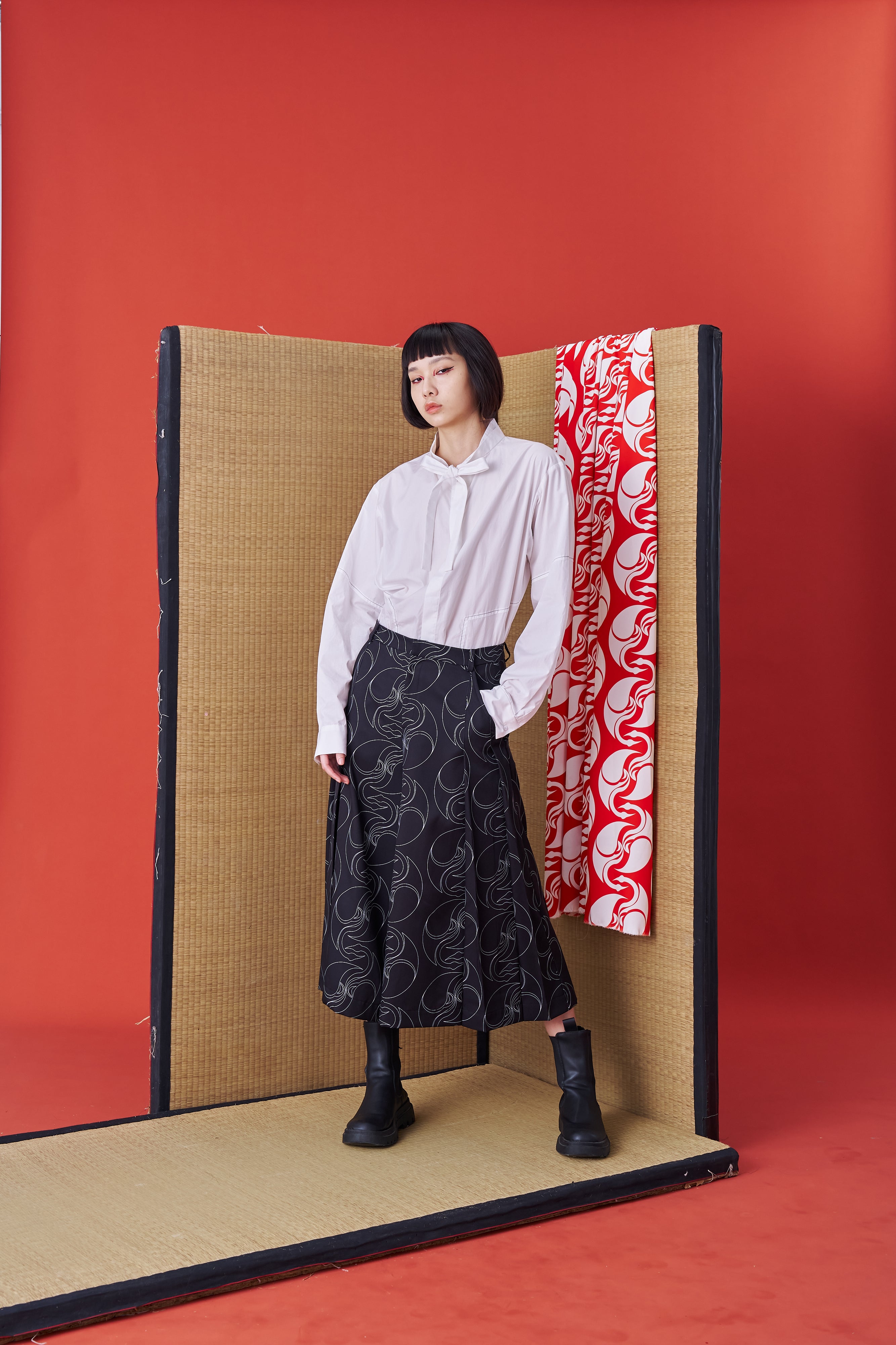 Japanese Hakama-style Deconstructed Wide Shorts - Studio183