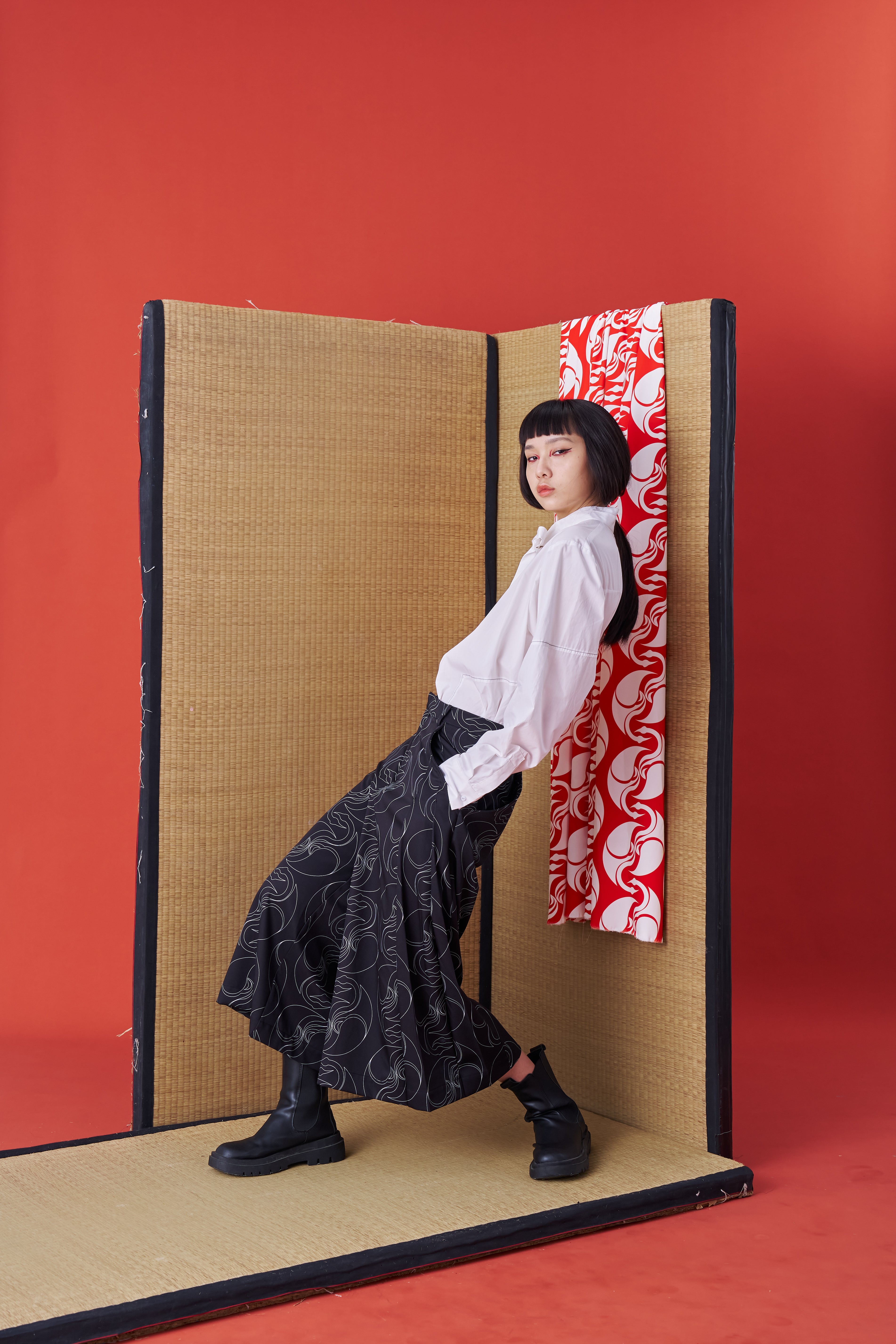 Japanese Hakama-style Deconstructed Wide Shorts - Studio183