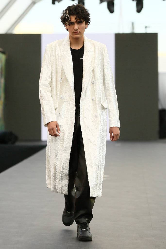 Imitation Broadtail Fur Coat