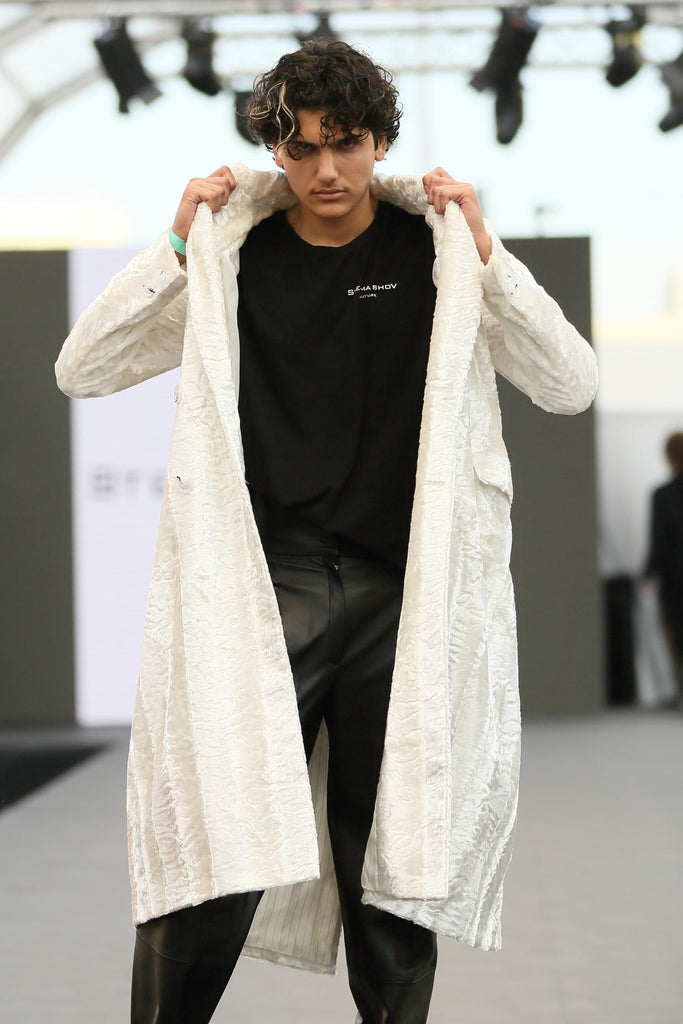 Imitation Broadtail Fur Coat