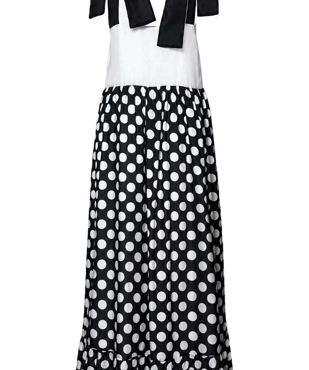 Polka Dot Silk Batist Dress - Studio183