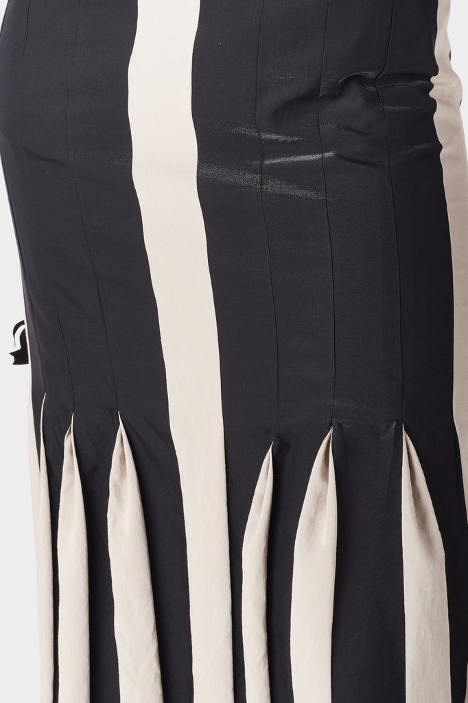 Long dress with zebra bottom