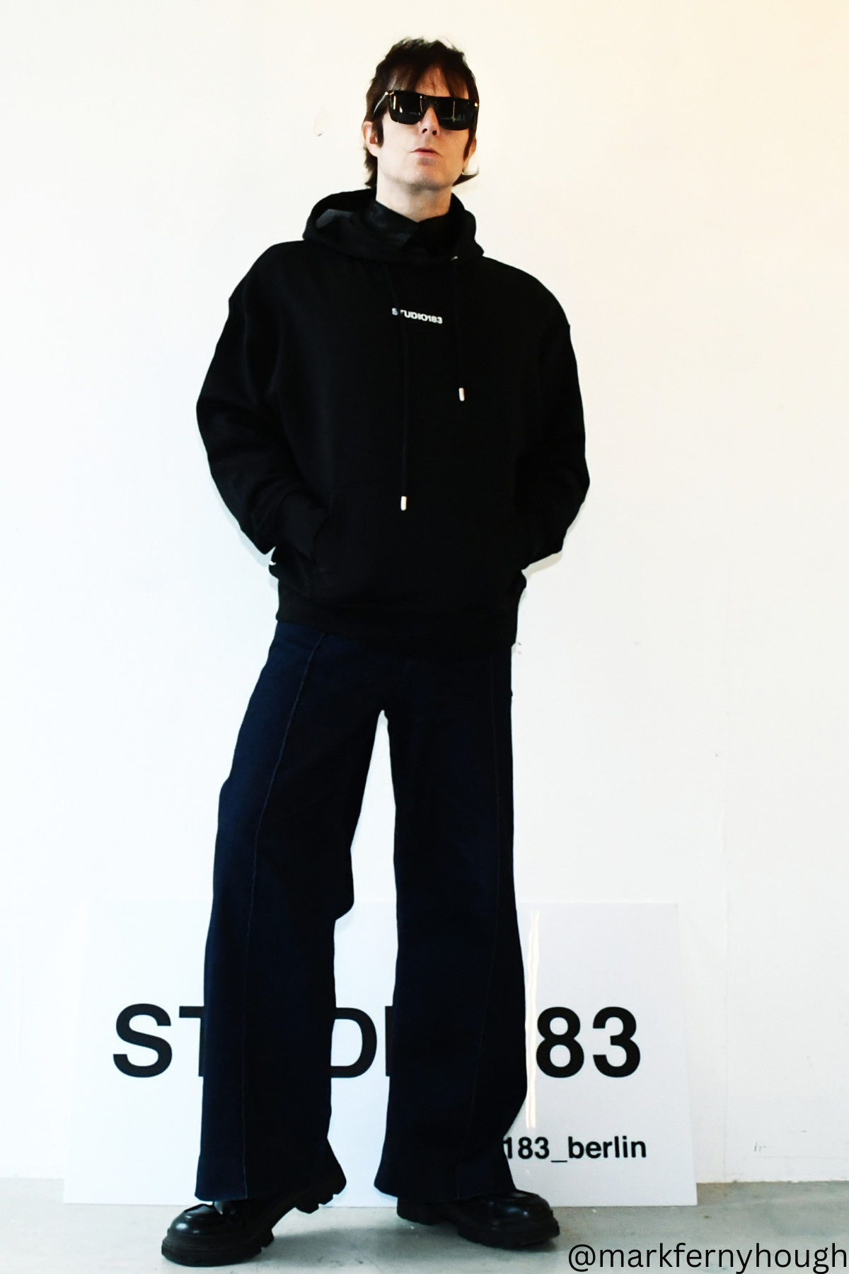 S183 Hoodie - Black - Studio183