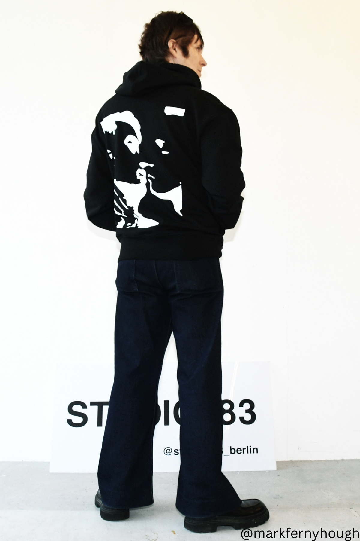 S183 Kissing Boys Hoodie - Black - Studio183
