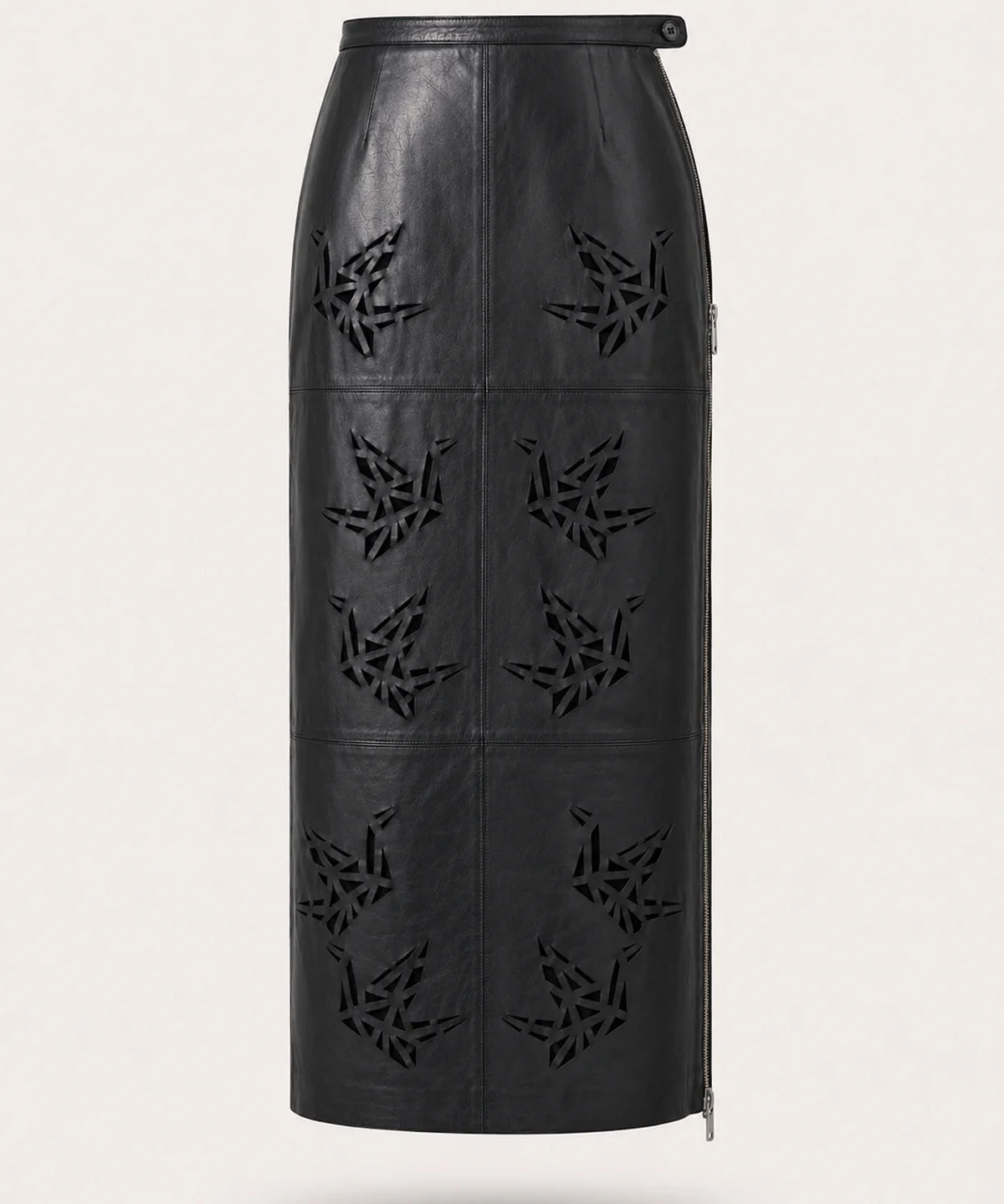 Origami Leather Skirt - Studio183