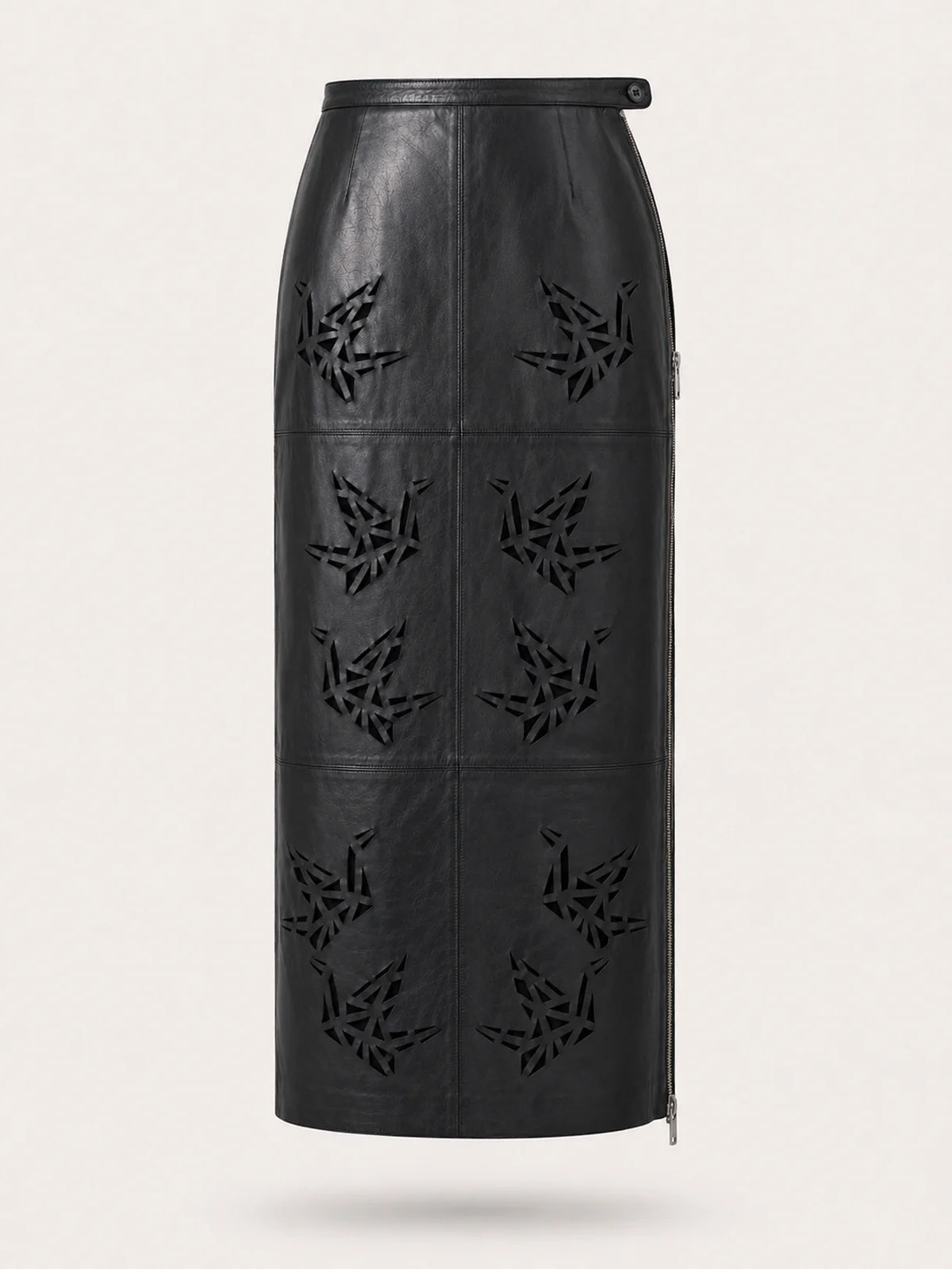 Origami Leather Skirt - Studio183