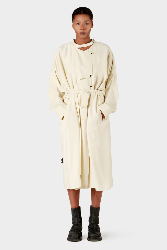 Tencel dress/trench coat