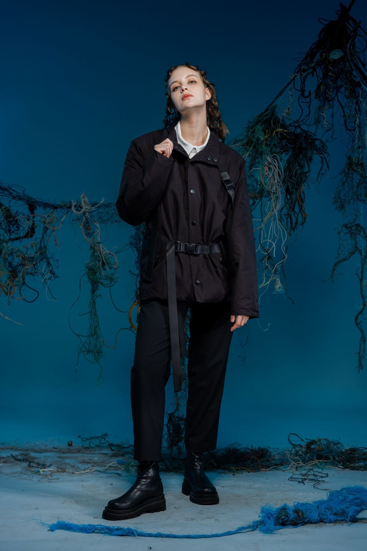 Quilted Deconstructed Flight Jacket - Studio183