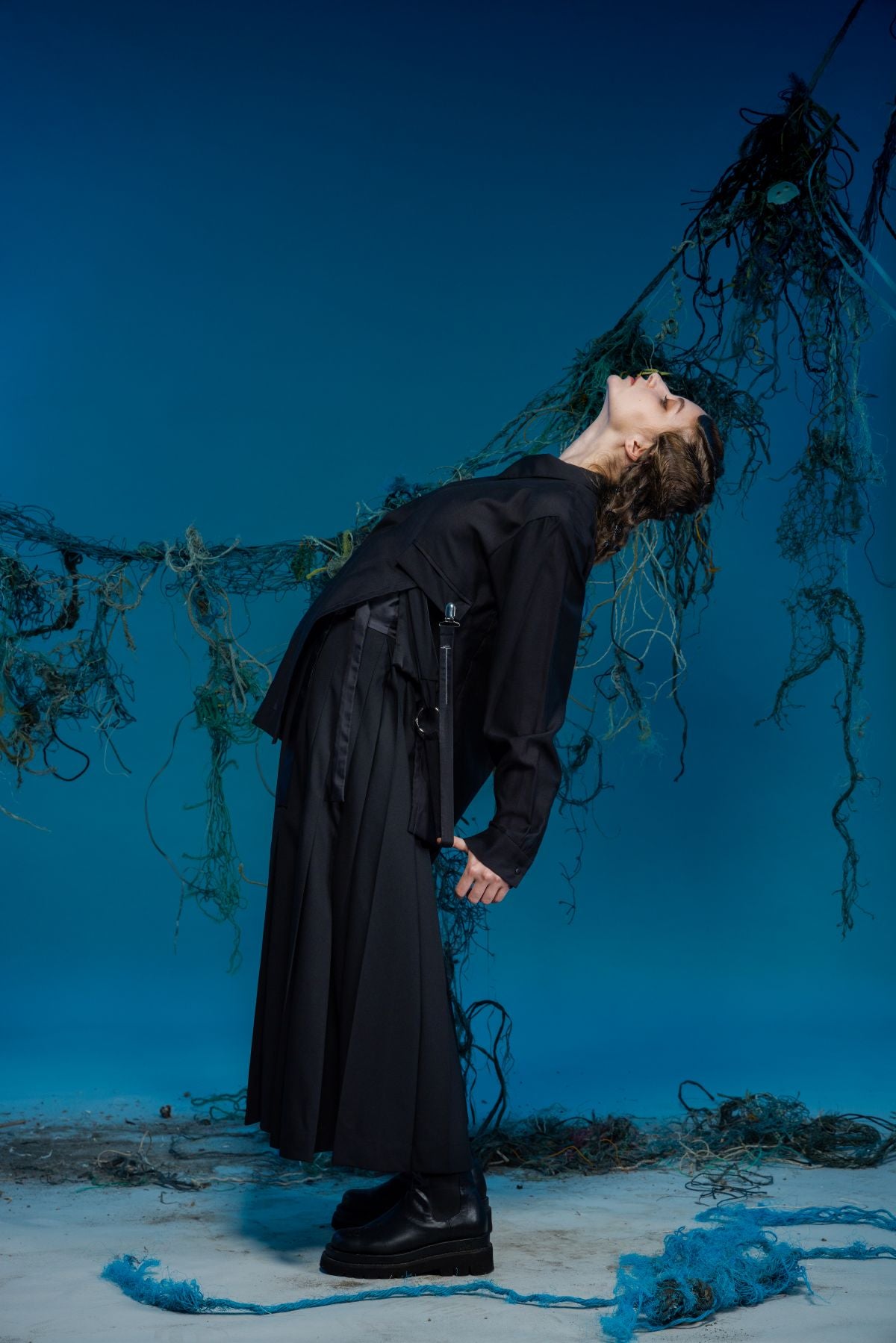Asymmetric Deconstructed Pocket Weave Shirt - Studio183