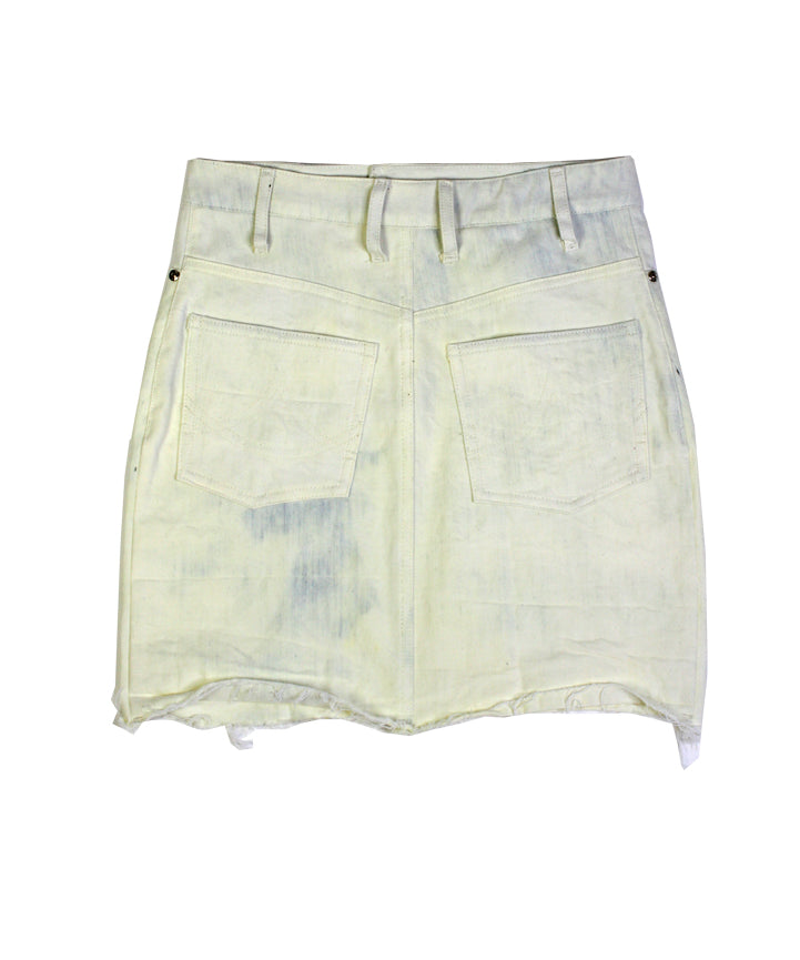 Acid Washed Denim Skirt - Studio183