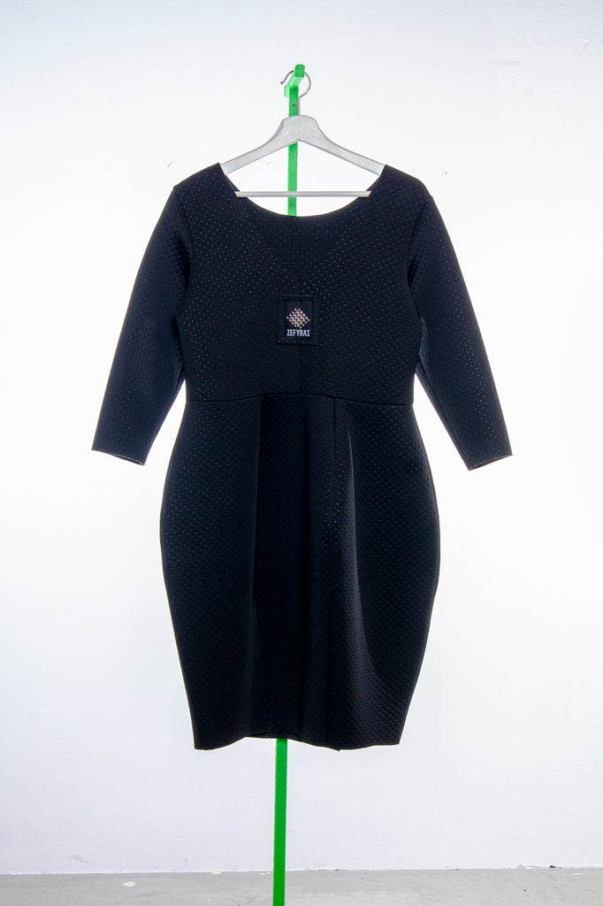 ZEFYRAS BLACK TULIP DRESS