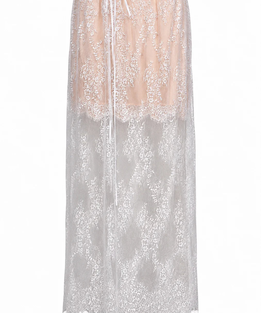 White Lace Skirt - Studio183