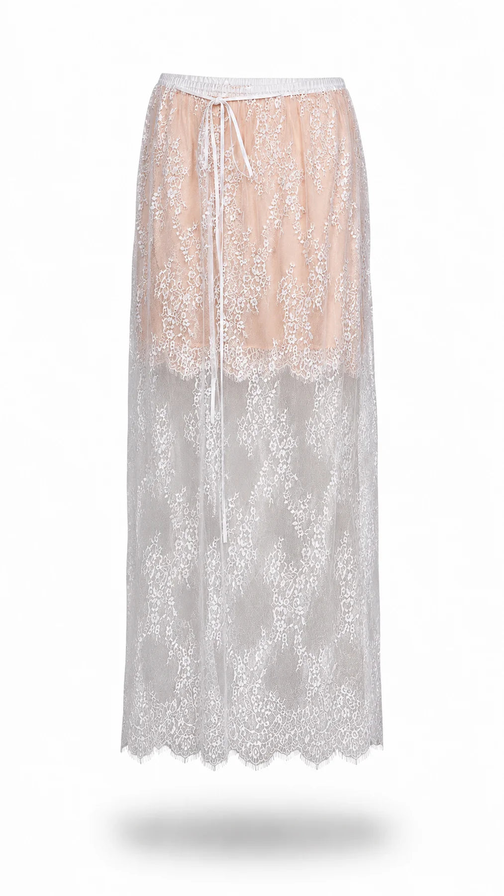 White Lace Skirt - Studio183