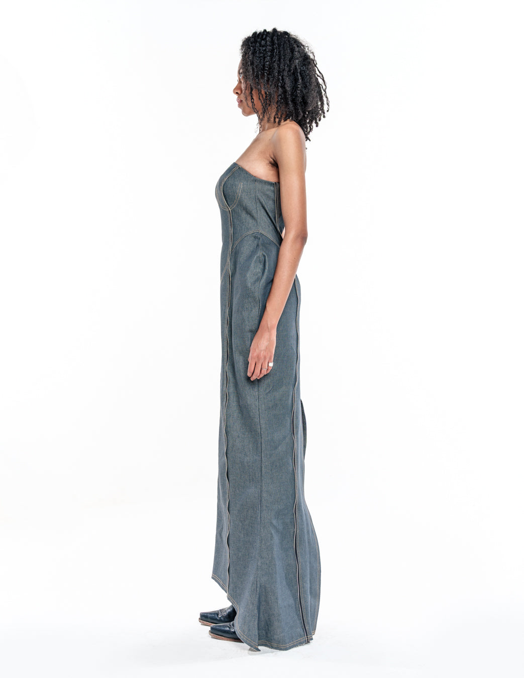 Denim Long Dress - Studio183