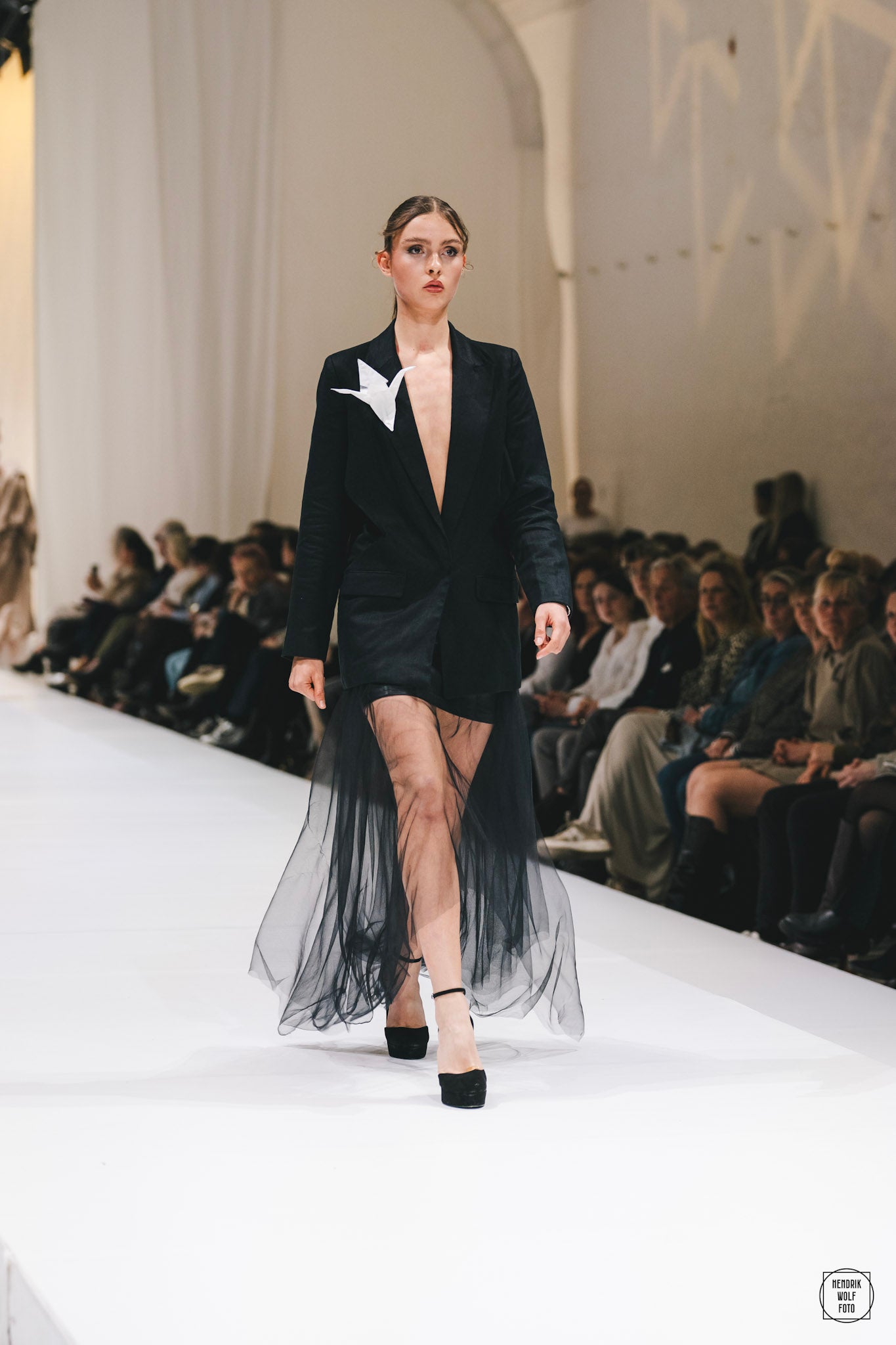Black Origami Blazer - Studio183