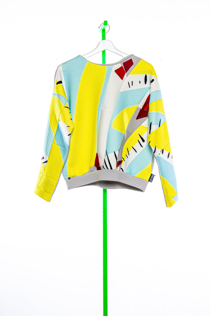 ZEFYRAS COLORED ART FRONT PULLOVER