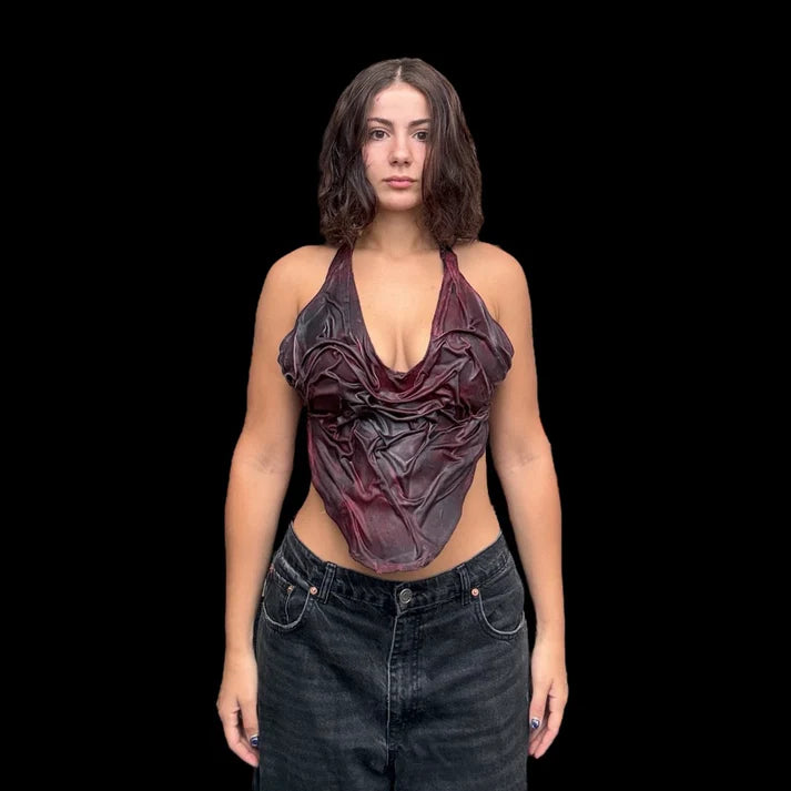 Dark Red 1st love top - Studio183