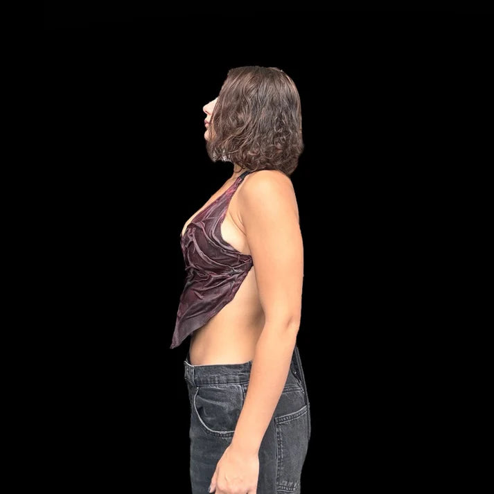 Dark Red 1st love top - Studio183
