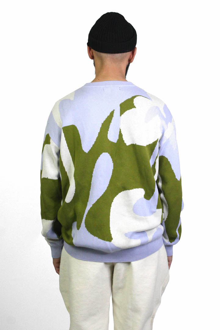 Green Drip Phantasy Sweater - Studio183
