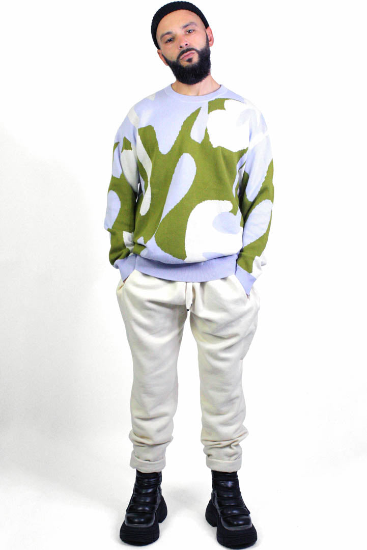 Green Drip Phantasy Sweater - Studio183