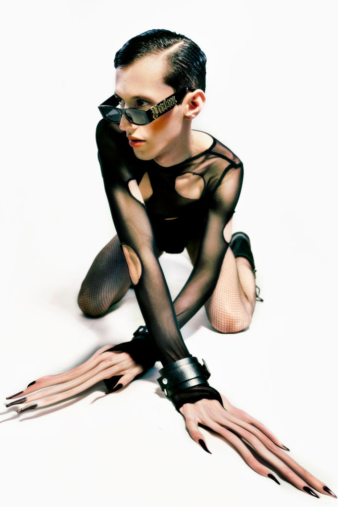 BLACK HOLY BODYSUIT