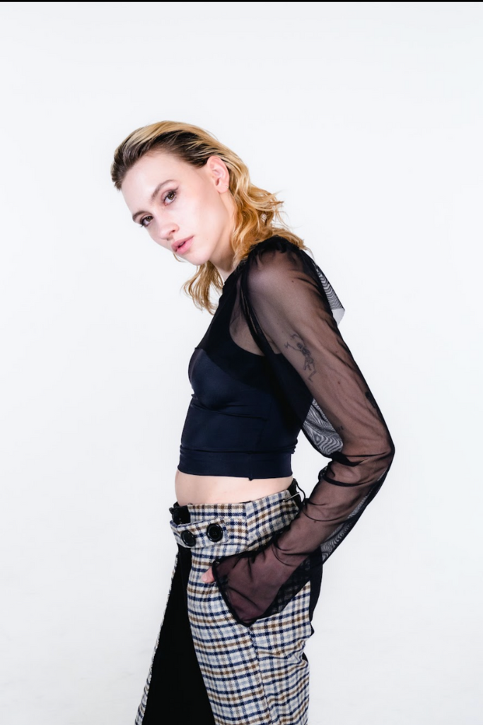 BLACK ALFIE TOP