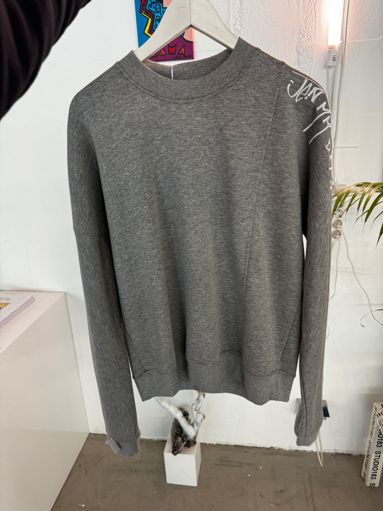 JENMMDSGN LOUNGE SWEATER / SWE/JENM/GRE/MED