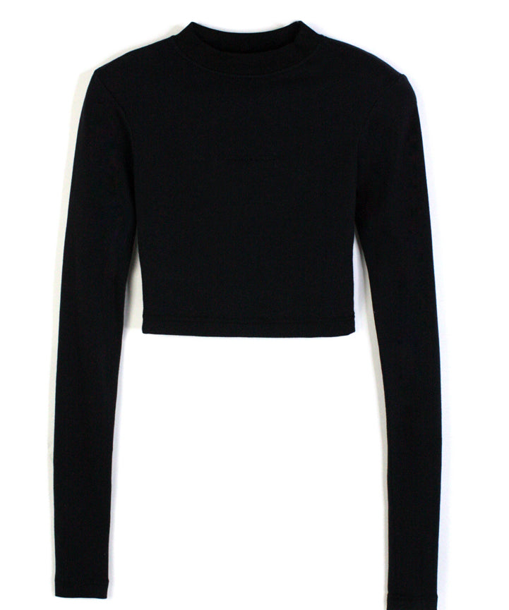 Knit Mock Collar Top - Studio183