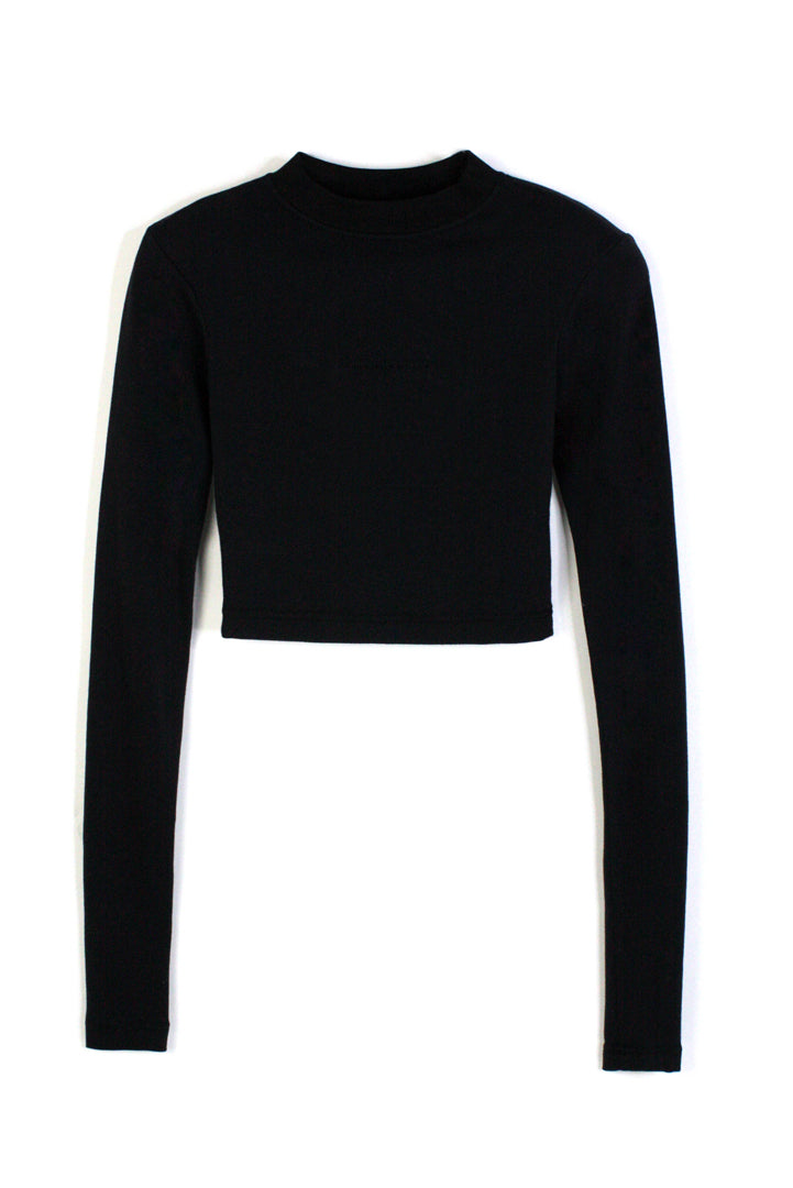 Knit Mock Collar Top - Studio183