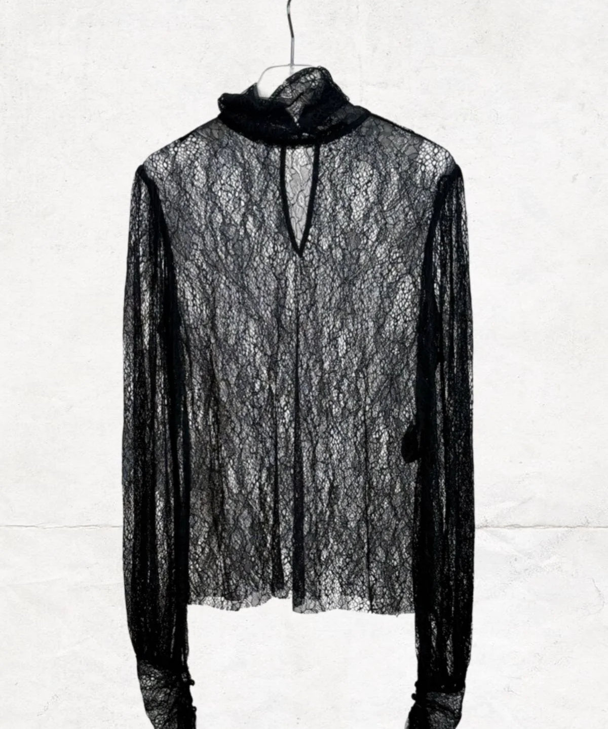 Lycra Lace Detailed Blouse - Studio183