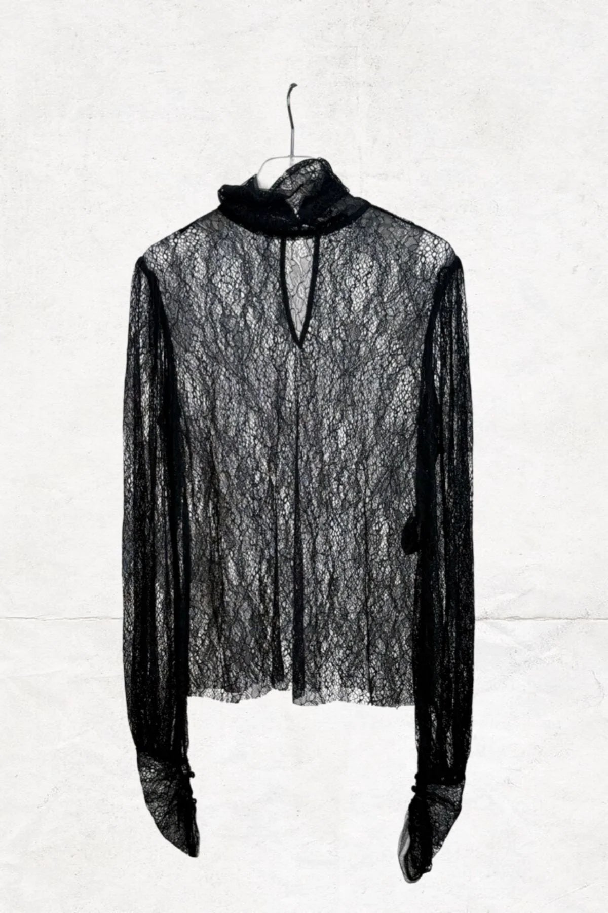 Lycra Lace Detailed Blouse - Studio183