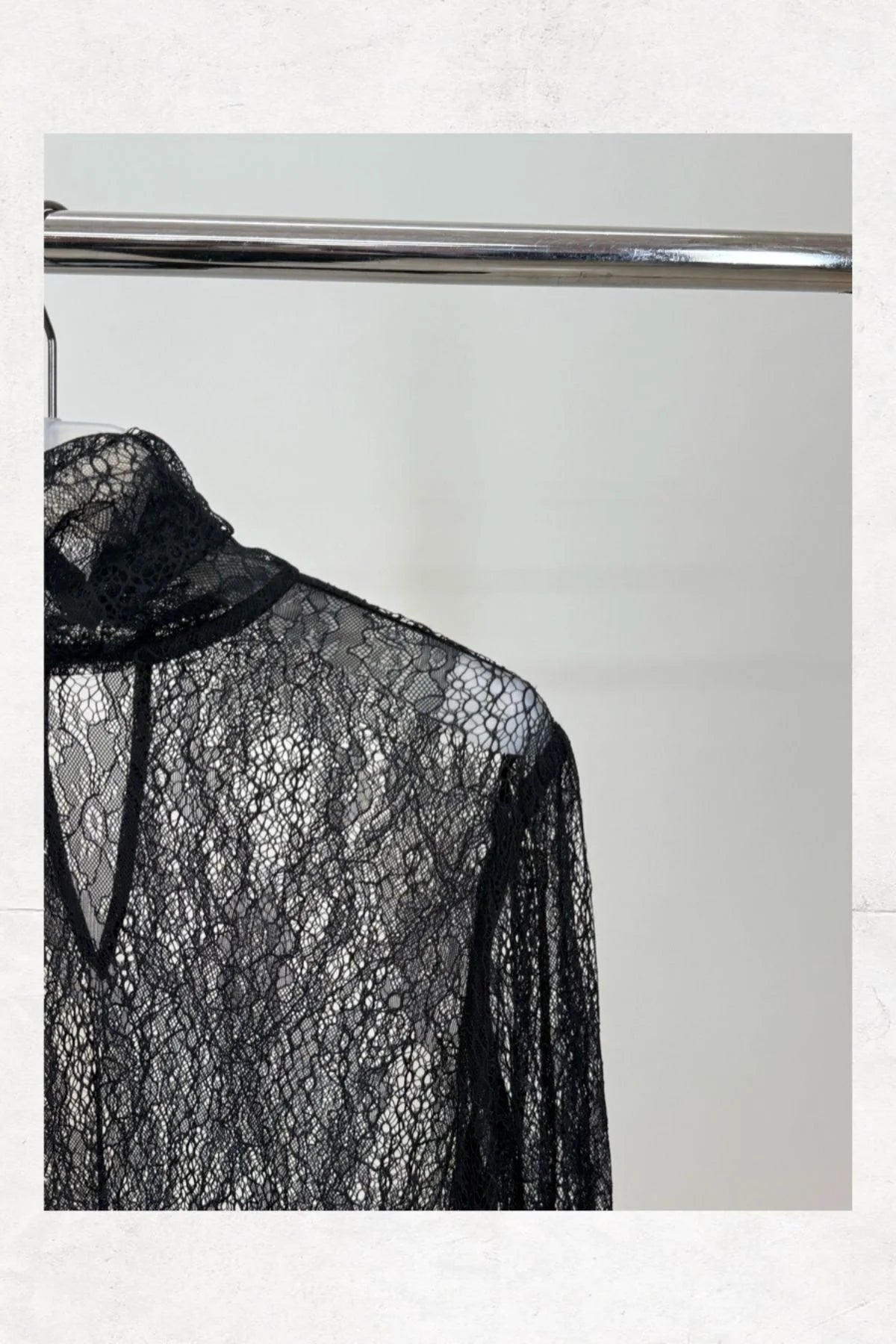 Lycra Lace Detailed Blouse - Studio183