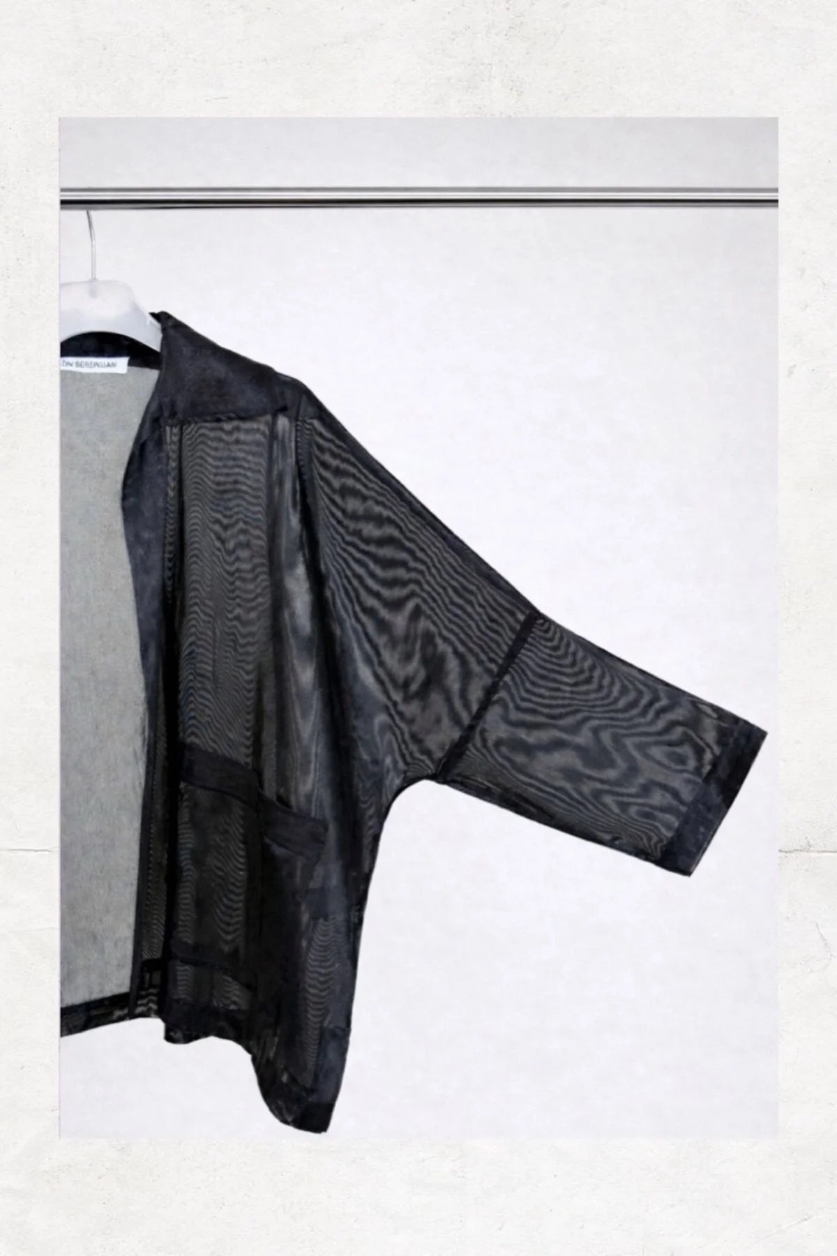 Over Size and Pocketed Metallic Fabric Jacket - Studio183