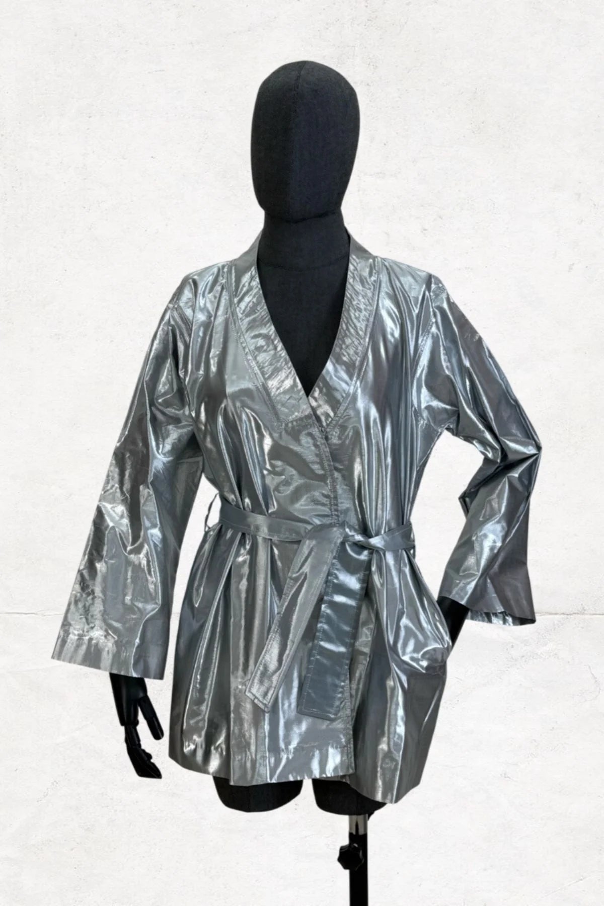 Metallic Silk Kimono