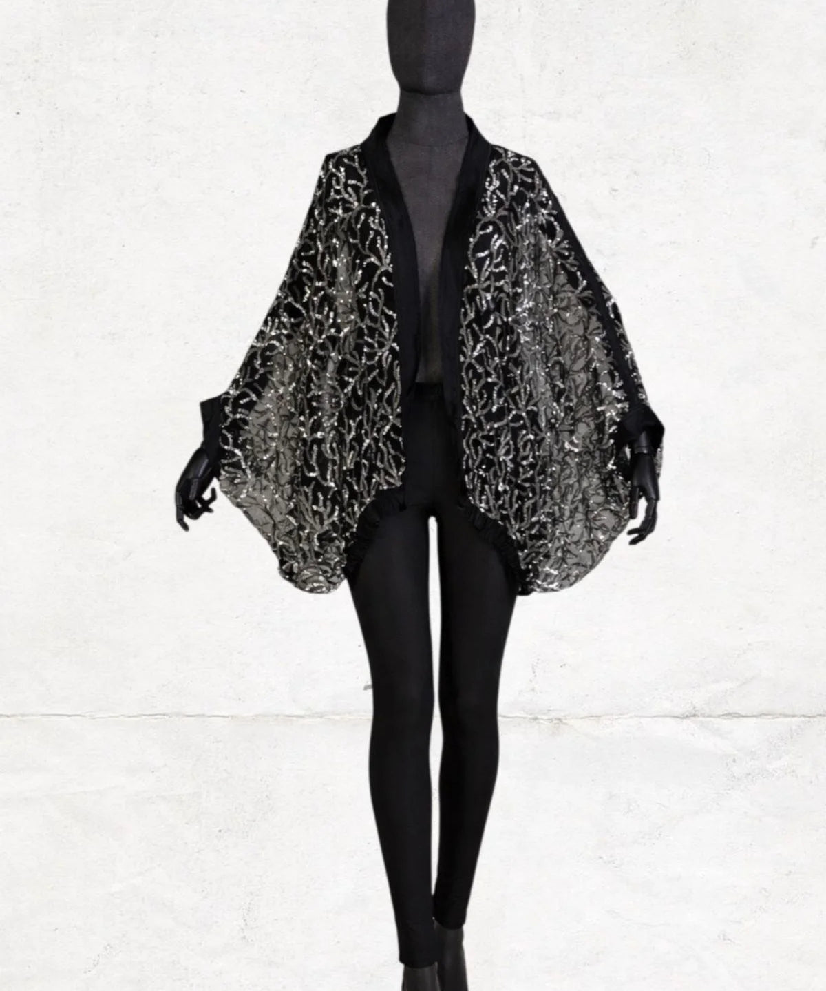 Oversize Sequin Cape - Studio183