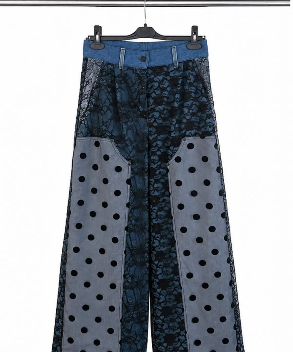 Tulle Coated Pants Made Using Old Jean Pants - Studio183