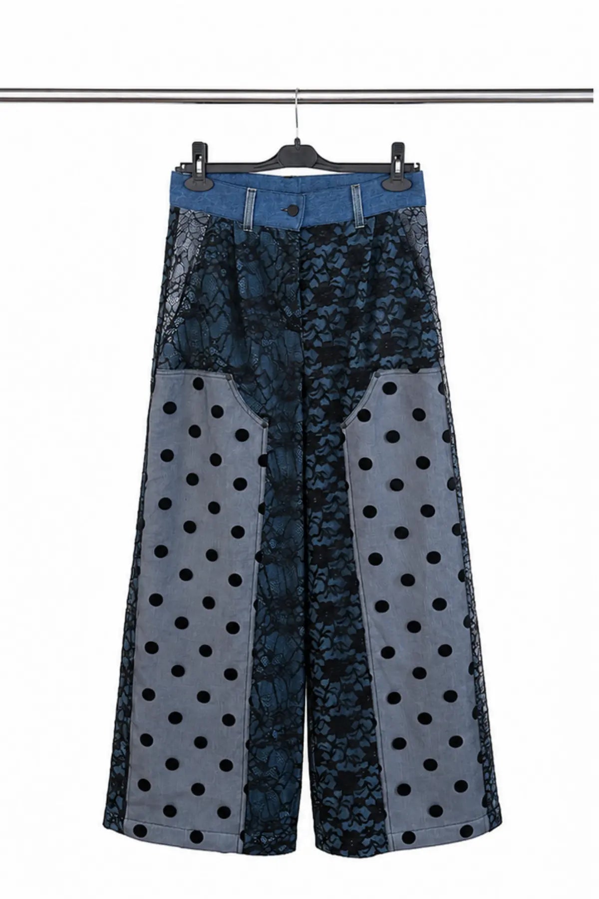 Tulle Coated Pants Made Using Old Jean Pants - Studio183