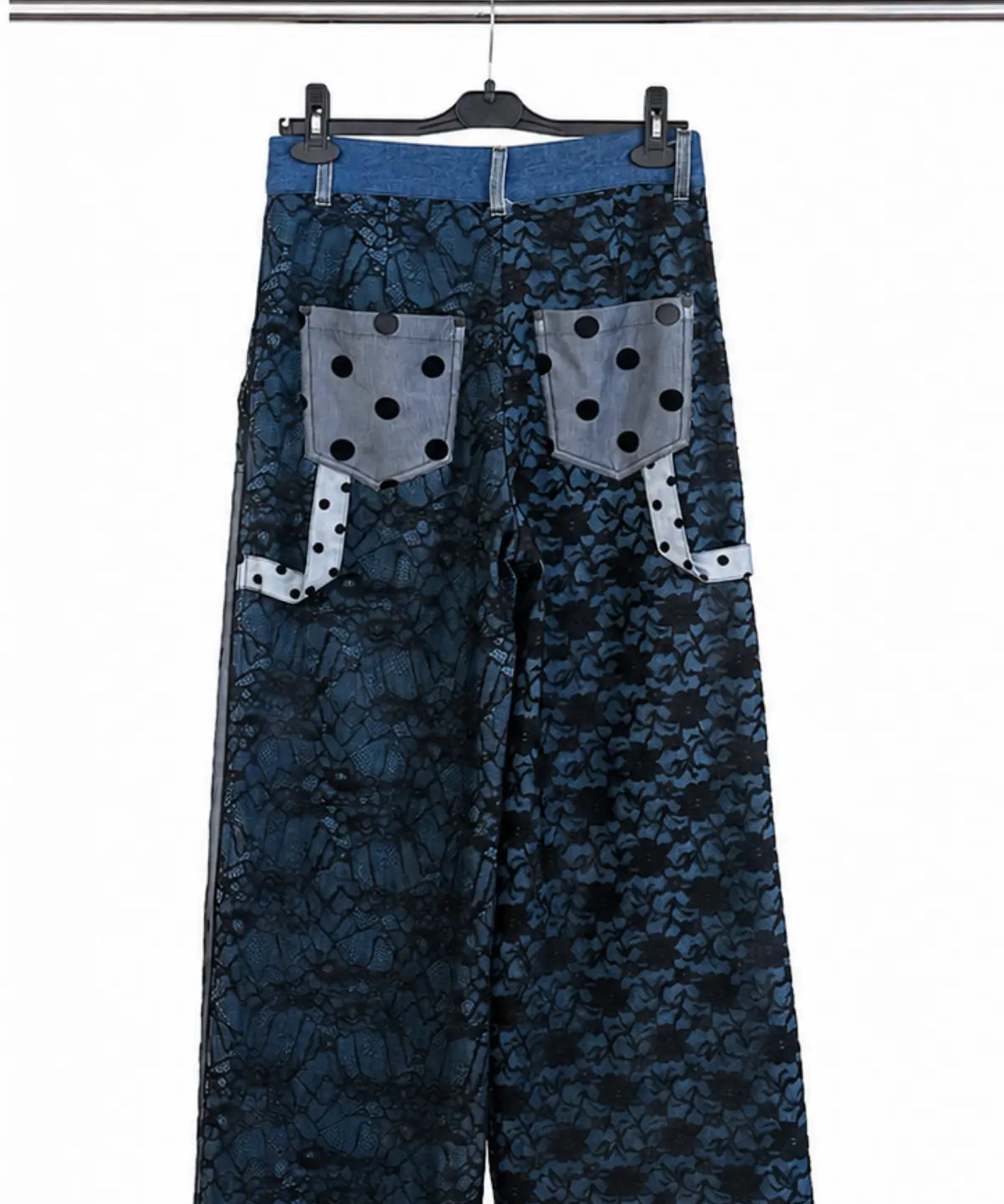 Tulle Coated Pants Made Using Old Jean Pants - Studio183