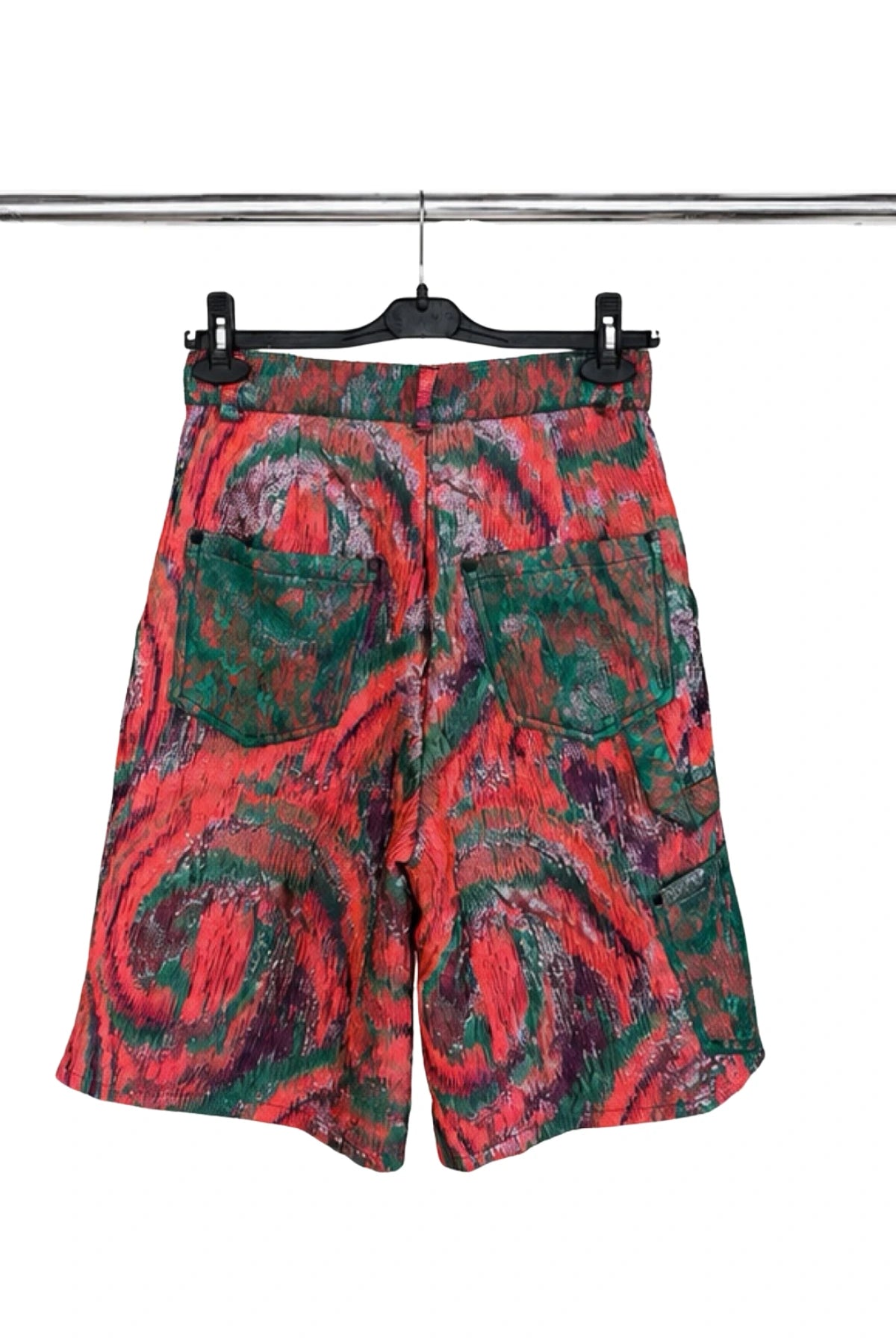 Brocade Worker Pants With Lace Details - Studio183