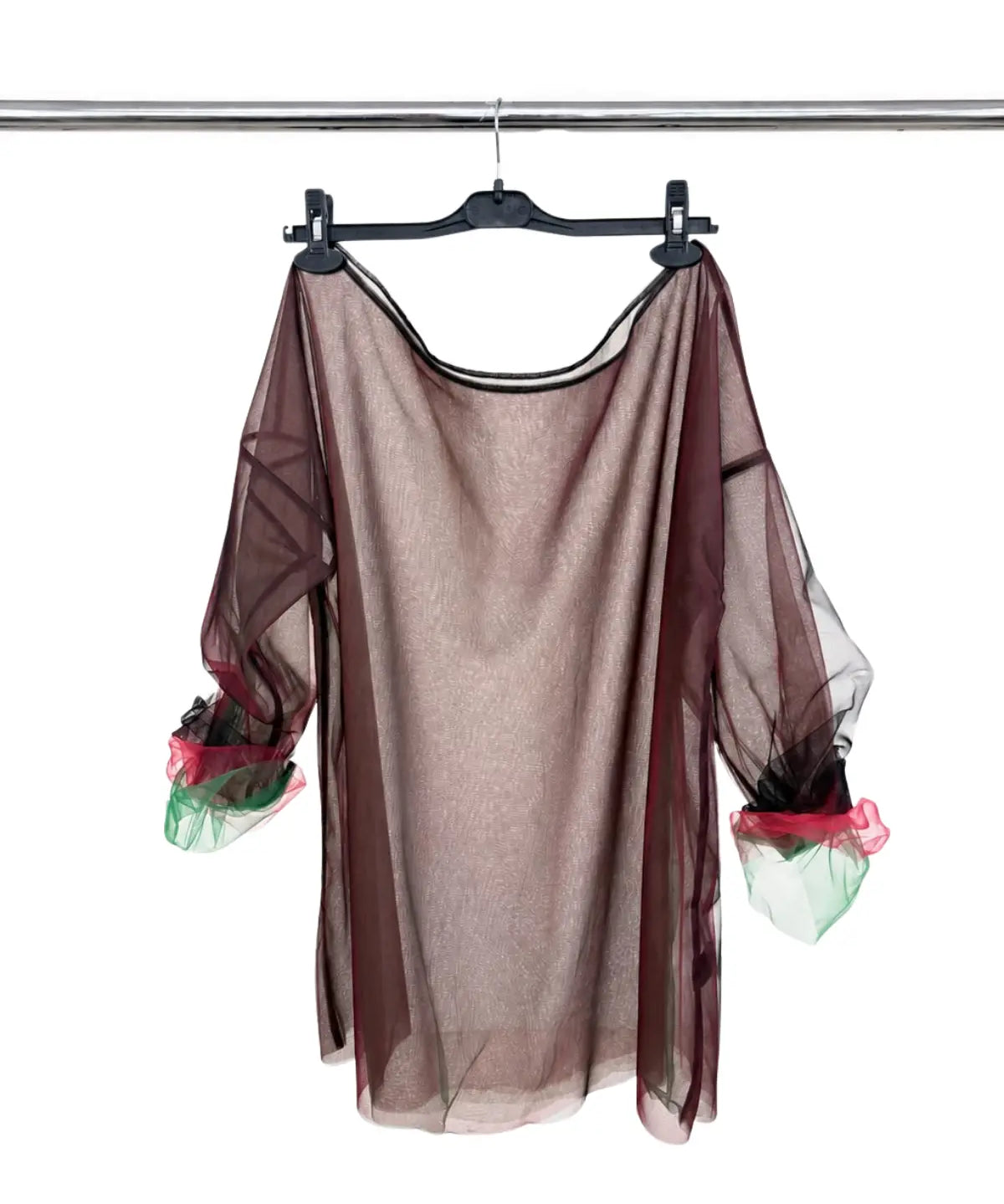 Layered Oversized Tulle Tunic - Studio183
