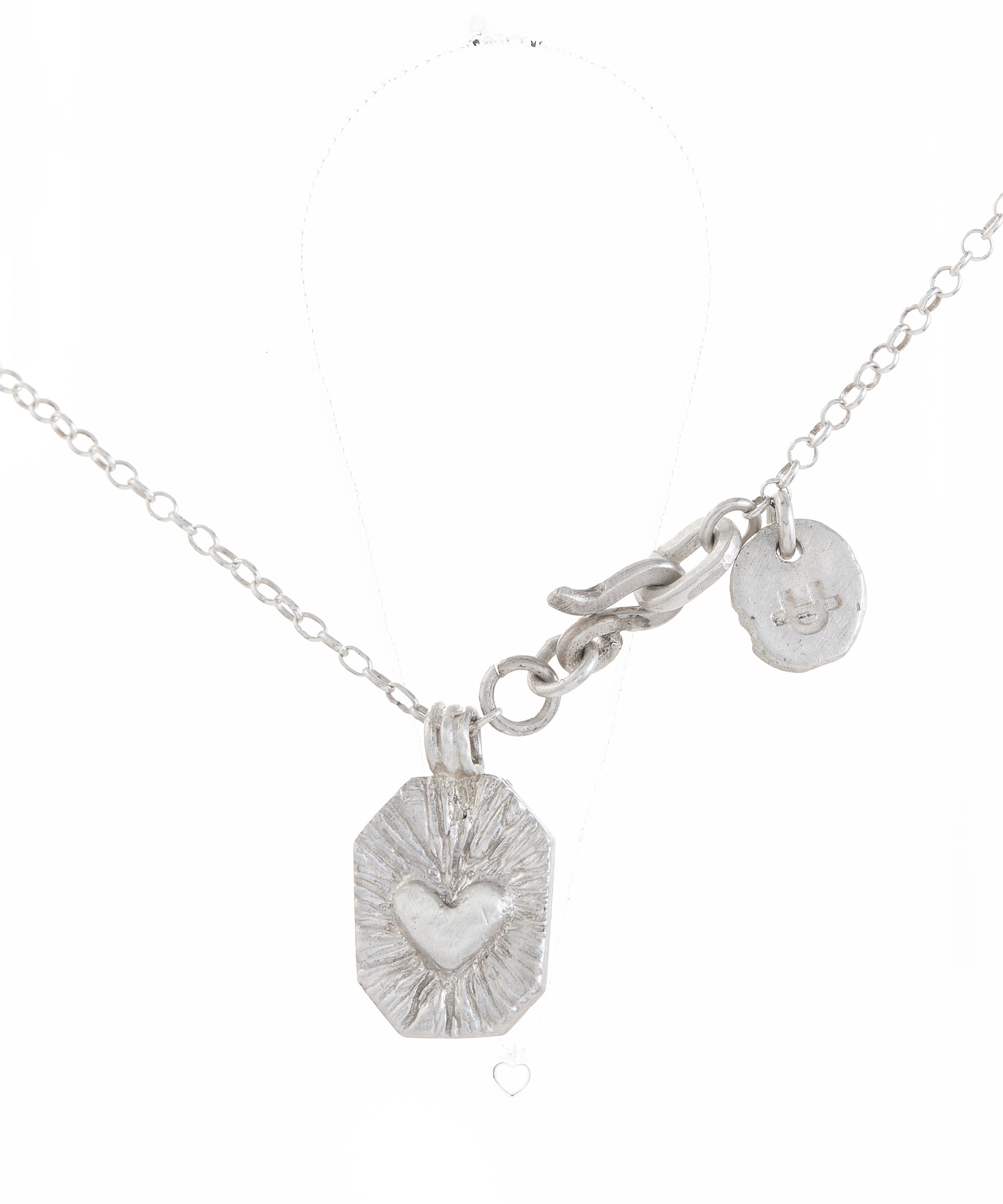 Handcarved Heart Necklace - Studio183