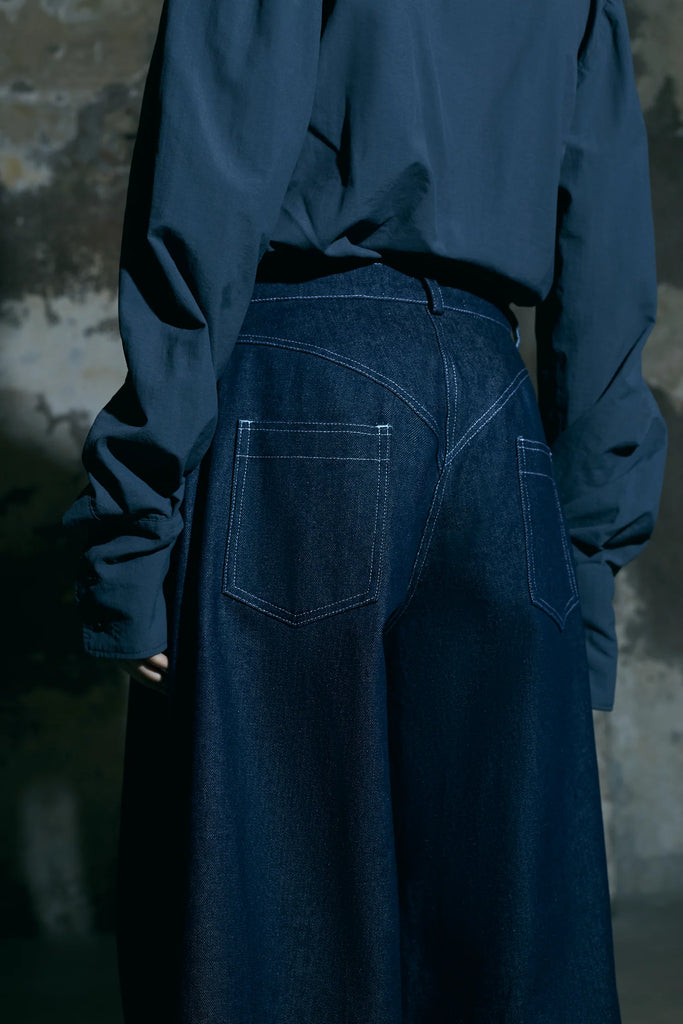 OVERSIZED TROUSERS NAVY