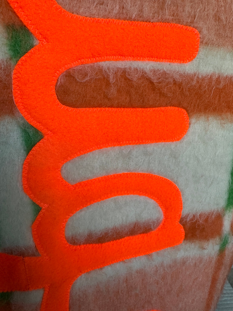 Orange Tartan HUG ME Info